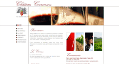 Desktop Screenshot of chateau-correnson.com