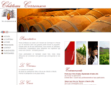 Tablet Screenshot of chateau-correnson.com